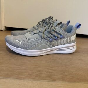 Puma Light Gray Running Shoes